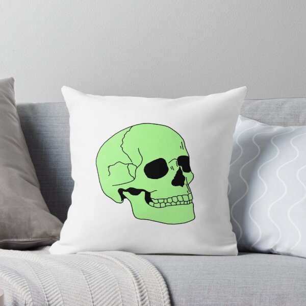 Item preview, skull (green) designed and sold by edajylix.