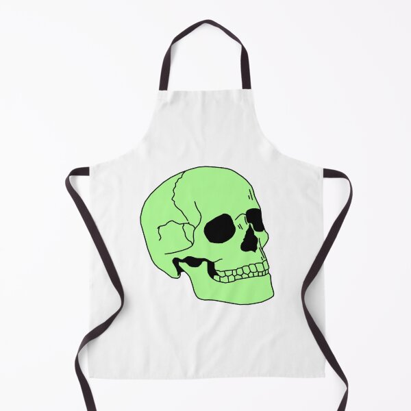 Item preview, skull (green) designed and sold by edajylix.