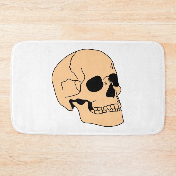 Item preview, skull (orange) designed and sold by edajylix.