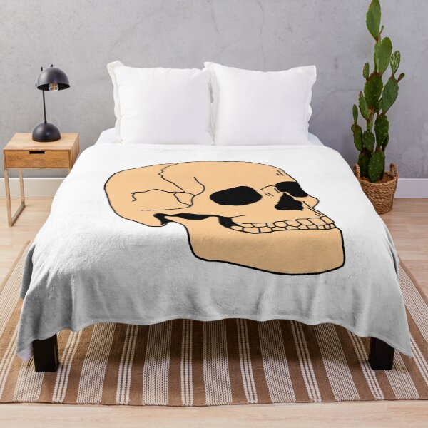 Item preview, skull (orange) designed and sold by edajylix.