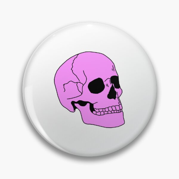Item preview, skull (pink) designed and sold by edajylix.