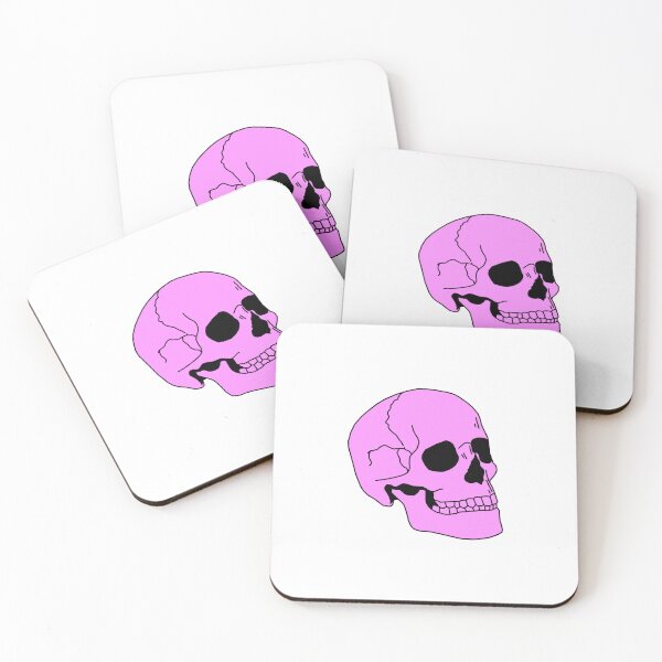 Item preview, skull (pink) designed and sold by edajylix.