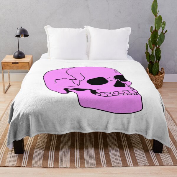 Item preview, skull (pink) designed and sold by edajylix.