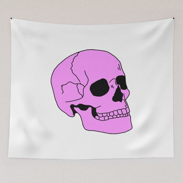 Item preview, skull (pink) designed and sold by edajylix.