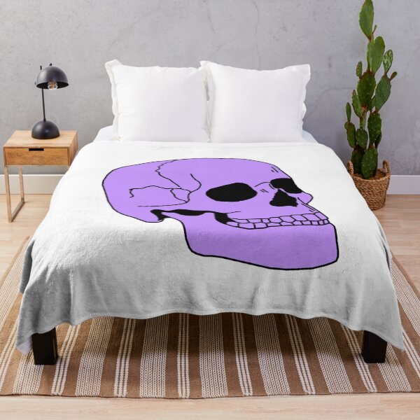 Item preview, skull (purple) designed and sold by edajylix.
