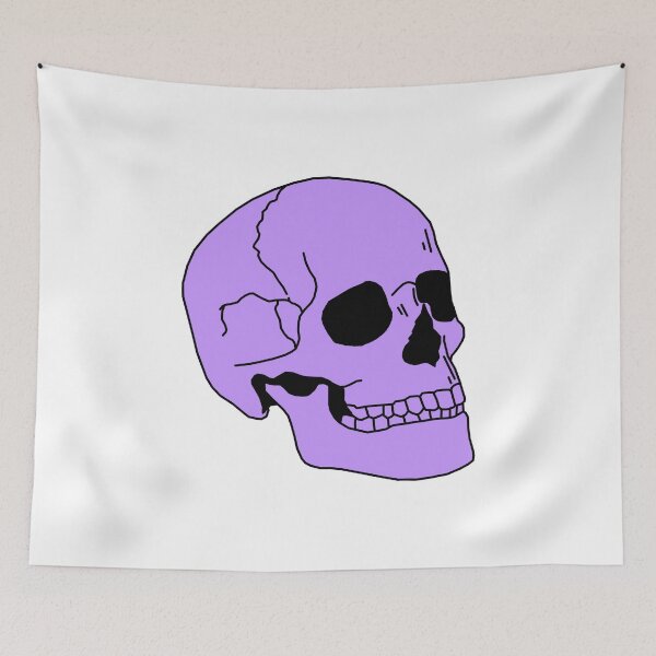 Item preview, skull (purple) designed and sold by edajylix.