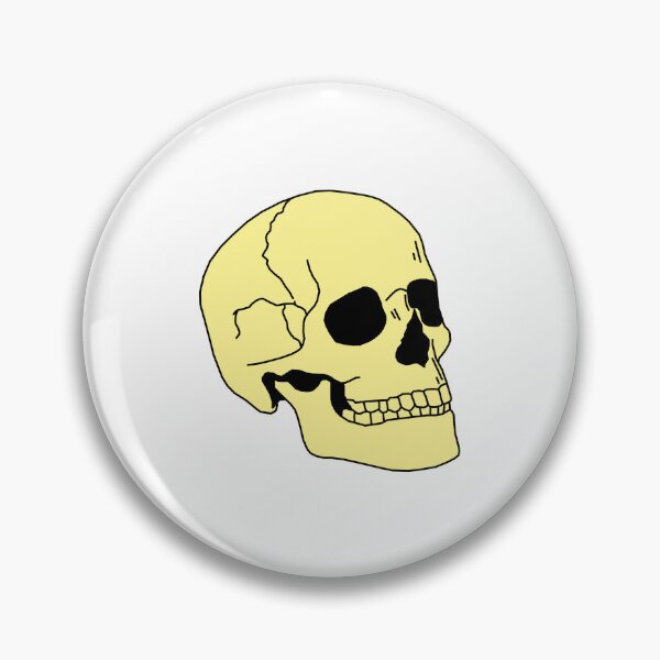 Item preview, skull (yellow) designed and sold by edajylix.