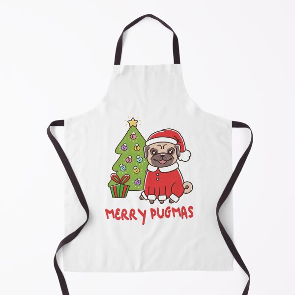 Item preview, Cute Pug Merry Christmas, Merry PUGMAS designed and sold by DogGarden.