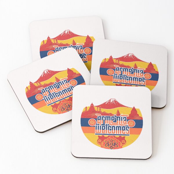 Item preview, Armenia Welcomes Flag Map designed and sold by AnimalsDH305.