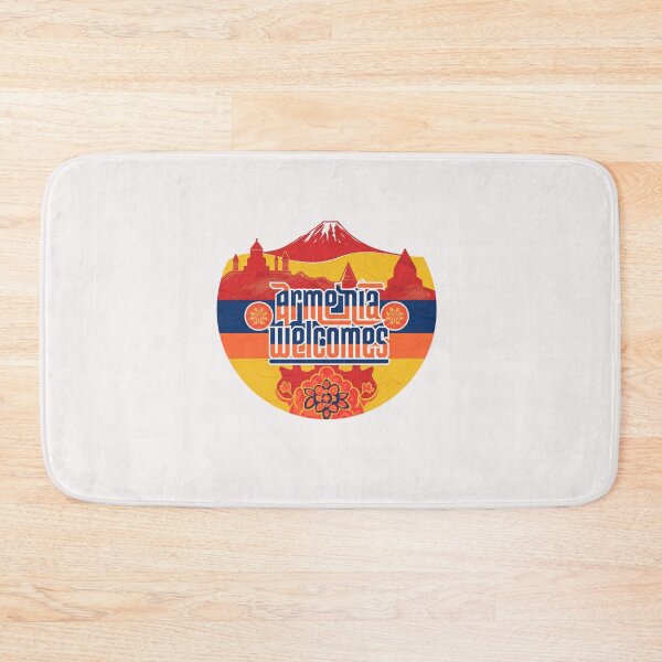 Item preview, Armenia Welcomes Flag Map designed and sold by AnimalsDH305.