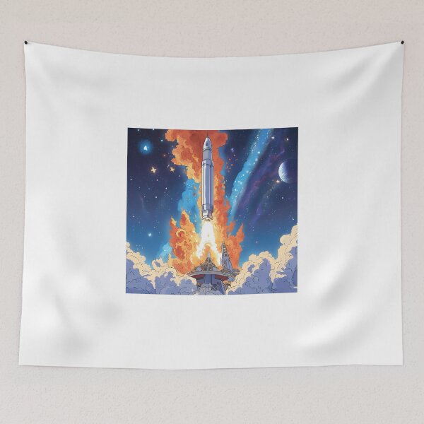 Item preview, Space Rocket designed and sold by Gina-Rosa.
