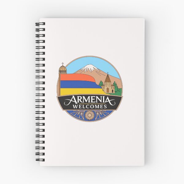 Item preview, Armenia Welcomes Flag Map designed and sold by AnimalsDH305.