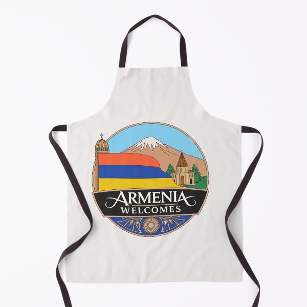 Item preview, Armenia Welcomes Flag Map designed and sold by AnimalsDH305.
