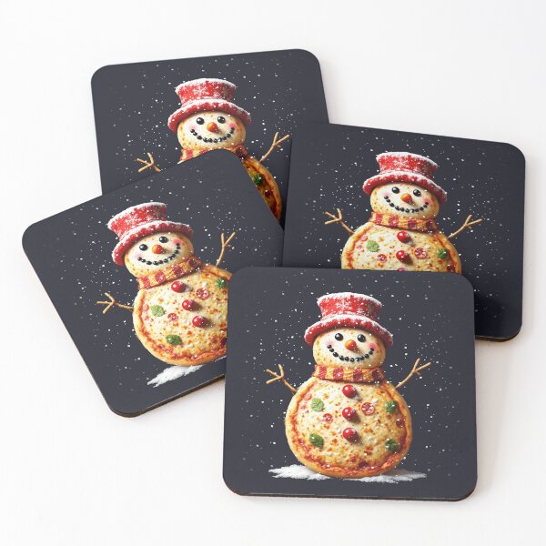Item preview, Snowman Pizza designed and sold by stylesip.
