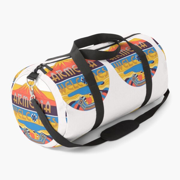 Item preview, Armenia Welcomes Flag Map designed and sold by AnimalsDH305.