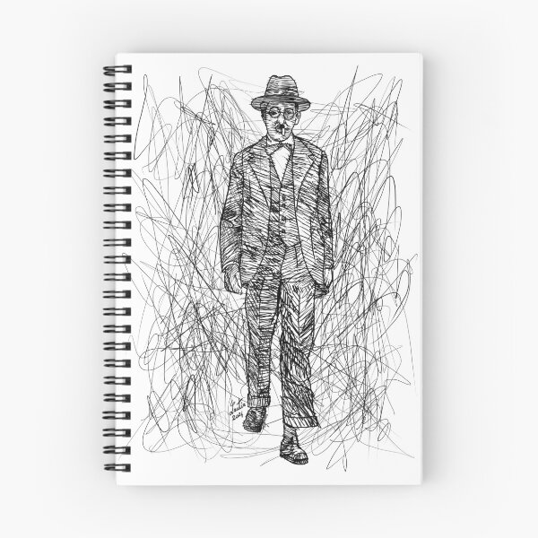 Item preview, FERNANDO PESSOA - watercolor portrait .1 designed and sold by lautir.