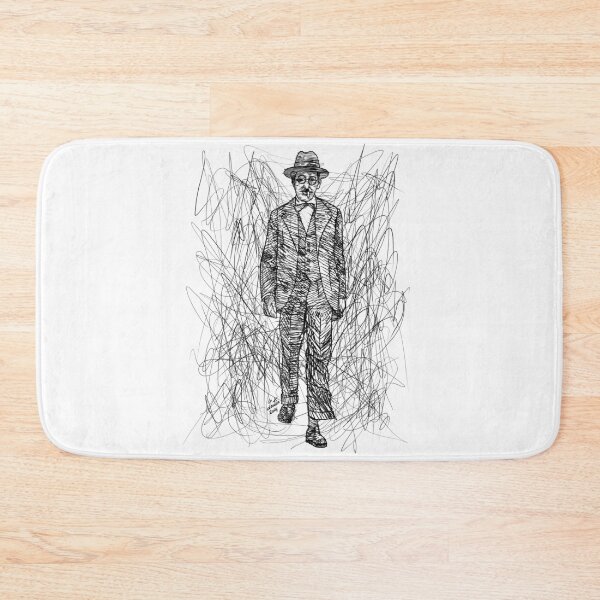 Item preview, FERNANDO PESSOA - watercolor portrait .1 designed and sold by lautir.