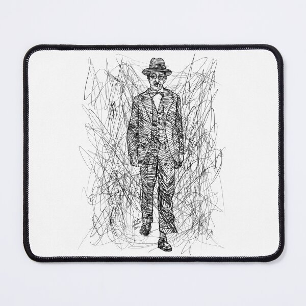 Item preview, FERNANDO PESSOA - watercolor portrait .1 designed and sold by lautir.