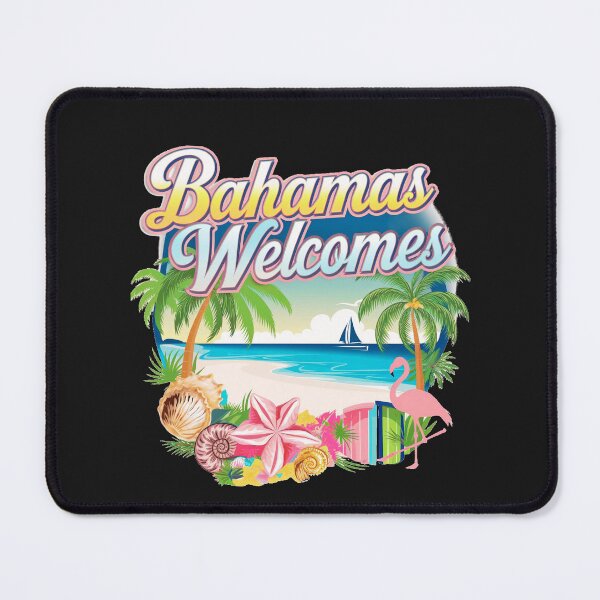 Item preview, Mapa de la bandera de bienvenida de Bahamas designed and sold by AnimalsDH305.