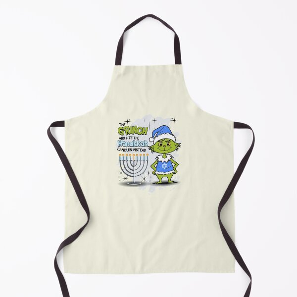 Item preview, The Grinch who lite the Hanukkah Candles instead- Happy Hanukkah designed and sold by Tee-Craftify.