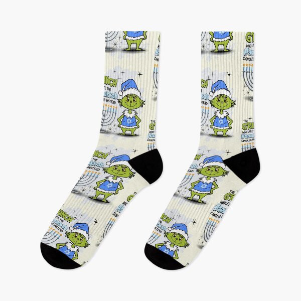 Item preview, The Grinch who lite the Hanukkah Candles instead- Happy Hanukkah designed and sold by Tee-Craftify.