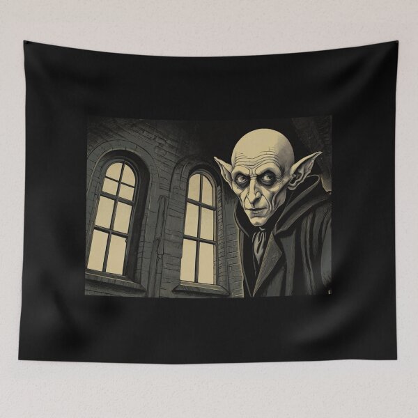 Item preview, Nosferatu Vampire in his dark castle designed and sold by Vintage Designs +.