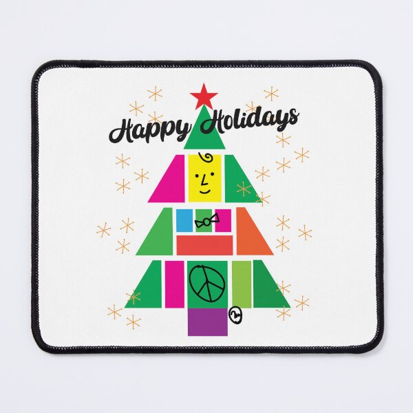 Item preview, happy holidays - with peace designed and sold by GreenKaiju studio.
