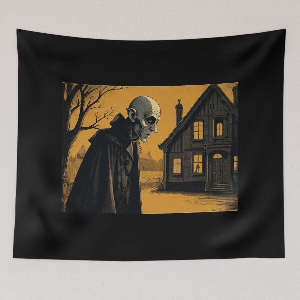 Item preview, Nosferatu Vampire in his dark castle designed and sold by Vintage Designs +.