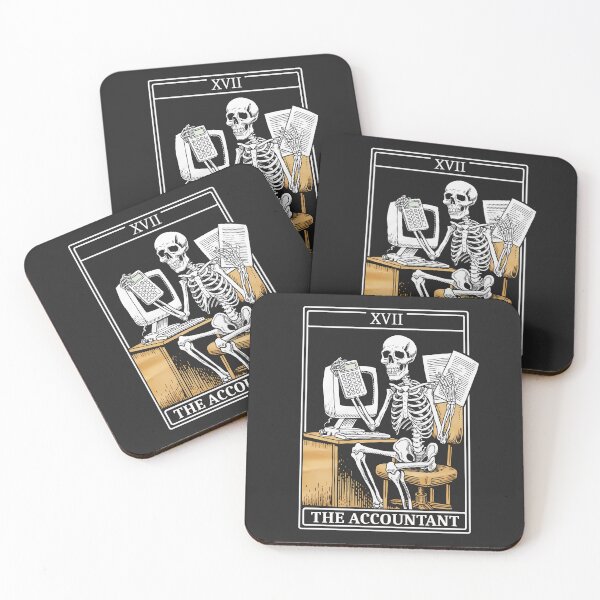 Item preview, The Accountant Tarot Card designed and sold by stylesip.