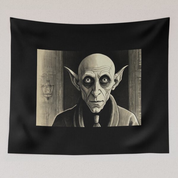 Item preview, Nosferatu Vampire in his dark castle designed and sold by Vintage Designs +.