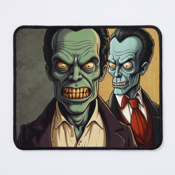 Item preview, pair of  Zombies Cartoon art designed and sold by Vintage Designs +.