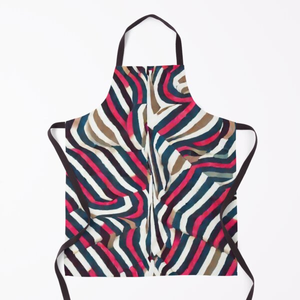 Item preview, colorfull op art pattern in red, blue, white, brown designed and sold by ruiztiger70.