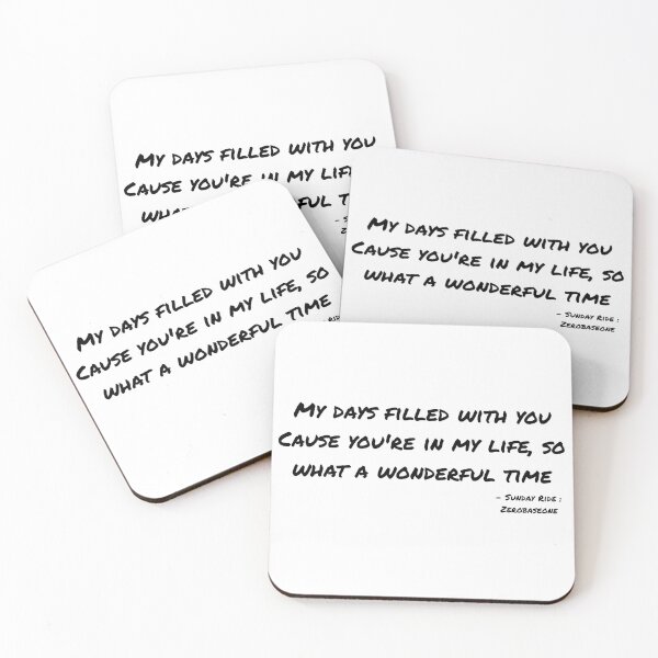 Item preview, Sunday Ride By Zerobaseone Lyrics designed and sold by ArtRaftPro.