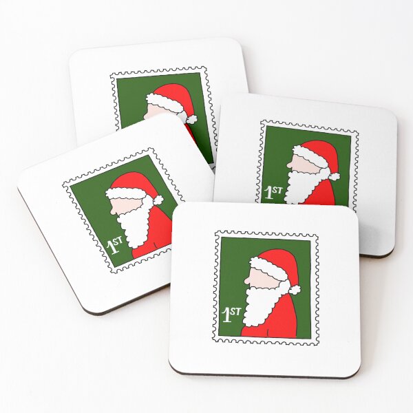 Item preview, Father Christmas 1st Class Stamp designed and sold by chloebushart.