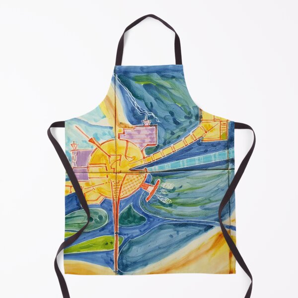 Item preview, handpainted tiles. House on the beach.Plan designed and sold by Tereza Pilar Art.