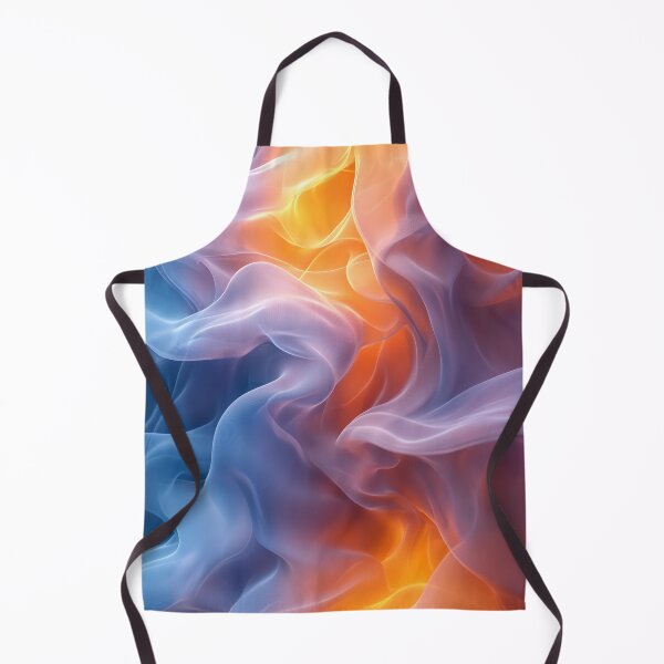 Item preview, Blue Orange Abstract Wave Soft Modern designed and sold by Slow Horizon.