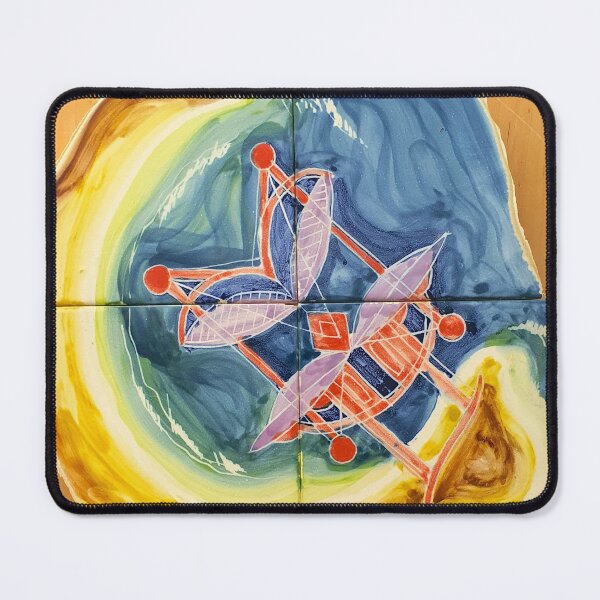 Item preview, House on water by the beach. Plan. Handpainted tiles. designed and sold by Tereza Pilar Art.