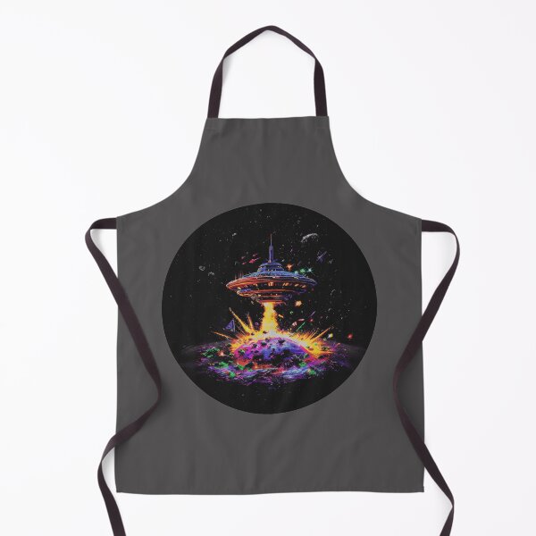 Item preview, 8 Bit Spaceship blowing up the earth designed and sold by Joneseyb0b.