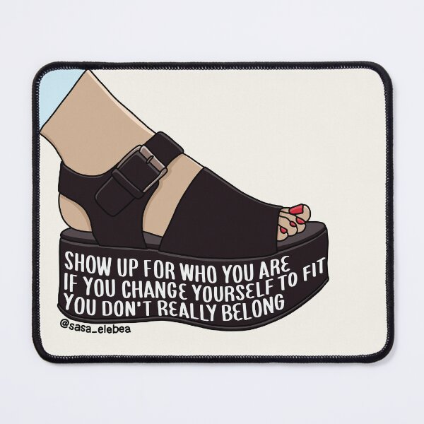 Item preview, Show up for who you are by Sasa Elebea designed and sold by Sabrina Brugmann.