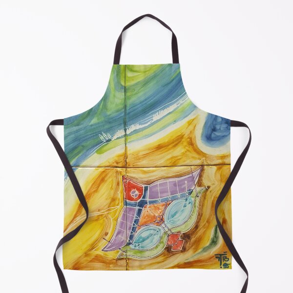 Item preview, House on the beach. handpainted tiles. Plan designed and sold by Tereza Pilar  Art.
