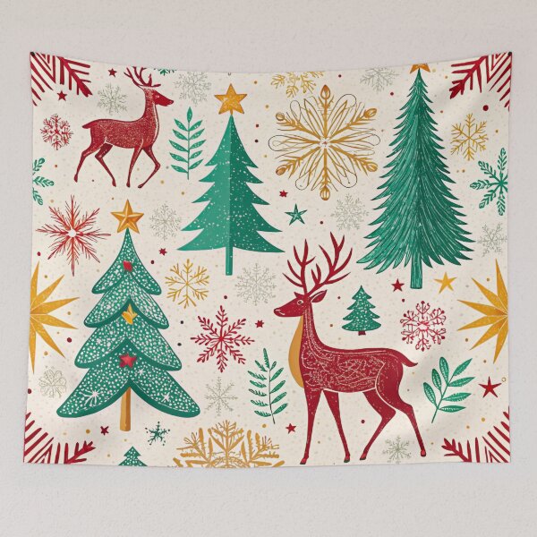 Item preview, Festive Christmas Pattern designed and sold by Paper Punch.