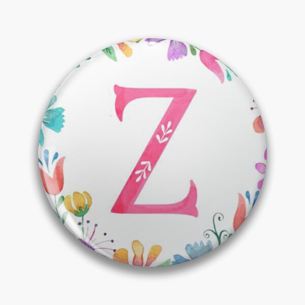 Item preview, Letter Z floral decorative monogram designed and sold by 618designs.