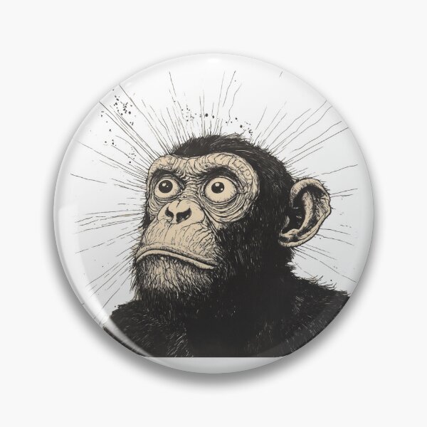 Item preview, Unleash the Madness: Crazed Monkey Art for Wild Souls designed and sold by Ignorant-Artist.