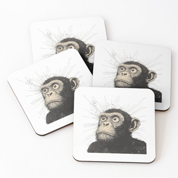 Item preview, Unleash the Madness: Crazed Monkey Art for Wild Souls designed and sold by Ignorant-Artist.