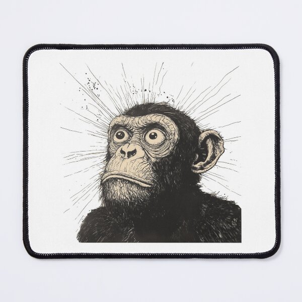 Item preview, Unleash the Madness: Crazed Monkey Art for Wild Souls designed and sold by Ignorant-Artist.