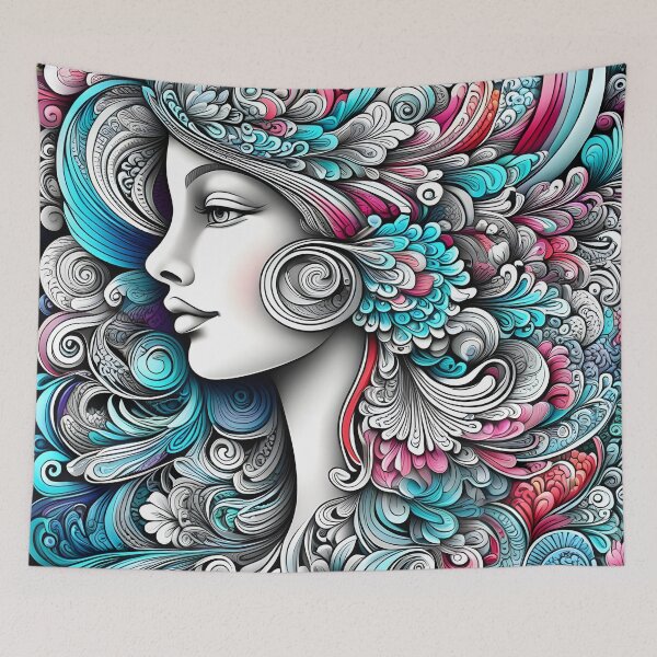Item preview, lady in nature designed and sold by aliraweb.