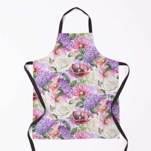 Item preview, Poppies Roses Cosmea Lilac designed and sold by Tina Veenstra.
