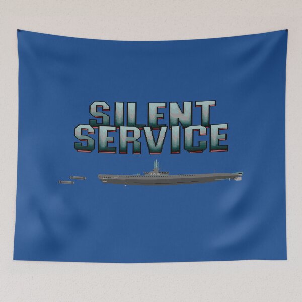 Item preview, Silent Service Retro Game designed and sold by Retr0Tshirts.