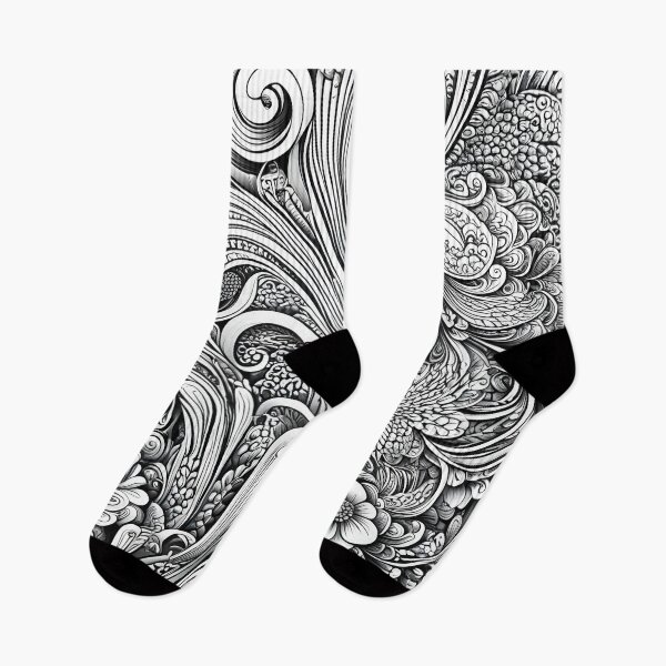 Item preview, black and white line art designed and sold by aliraweb.