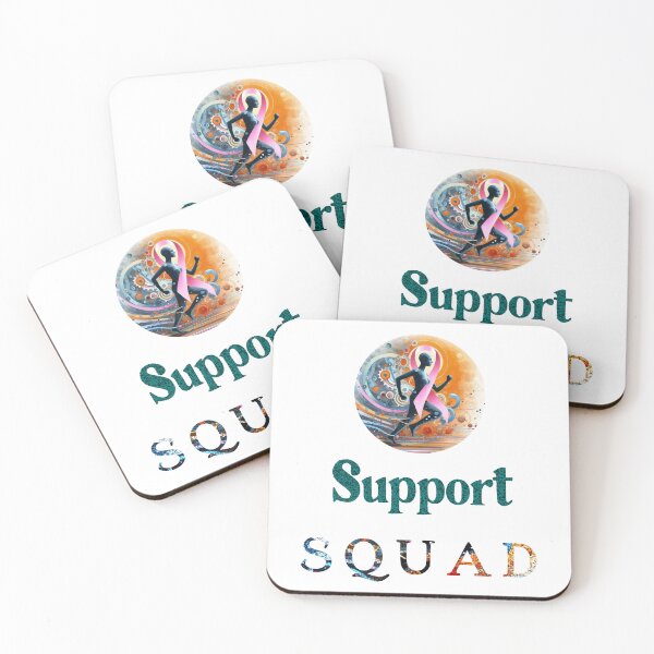Item preview, Breast Cancer Warrior Support Squad Breast Cancer Awareness  designed and sold by Creat-Des.
